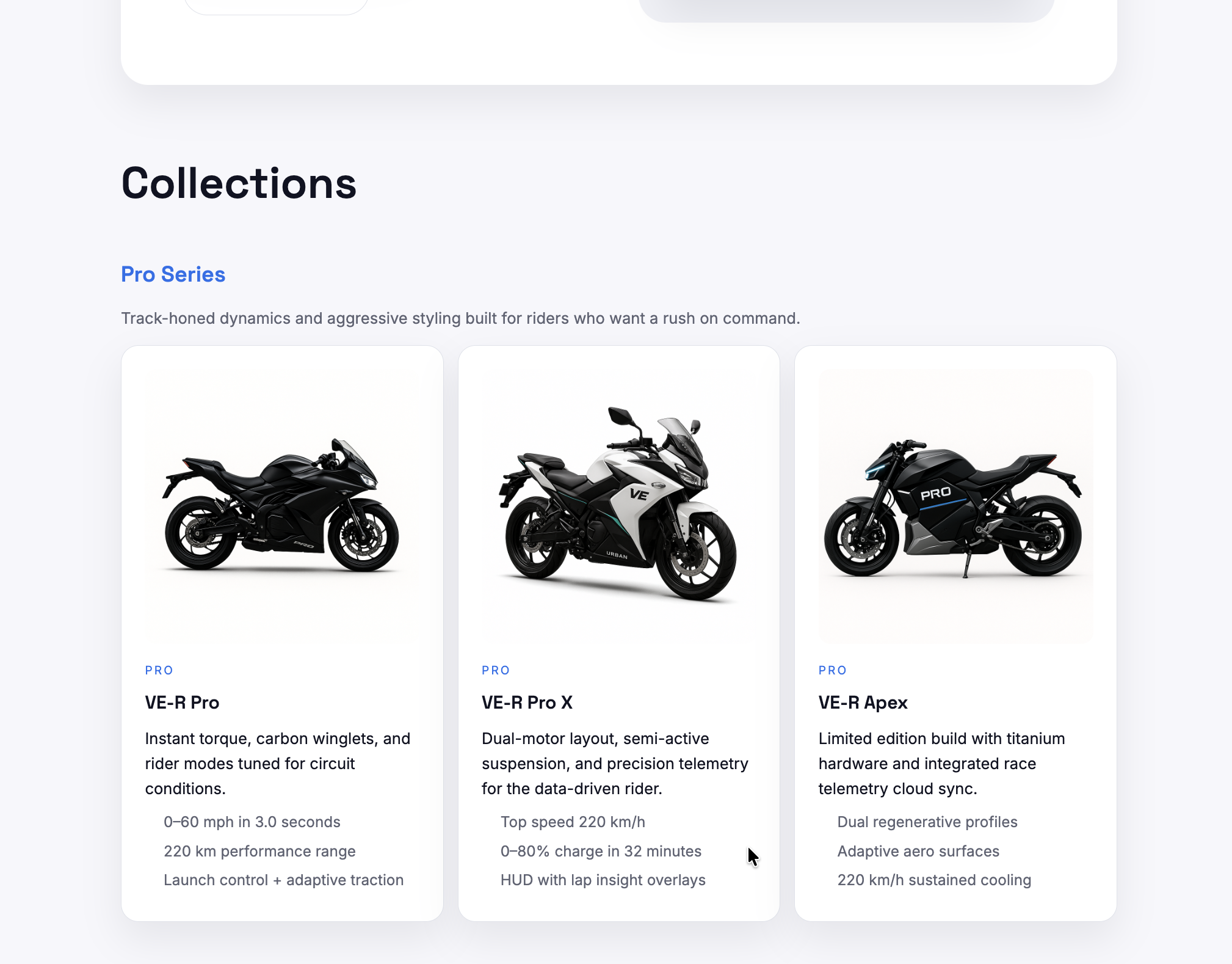 VaporEdge Motors Web Page Thumbnail