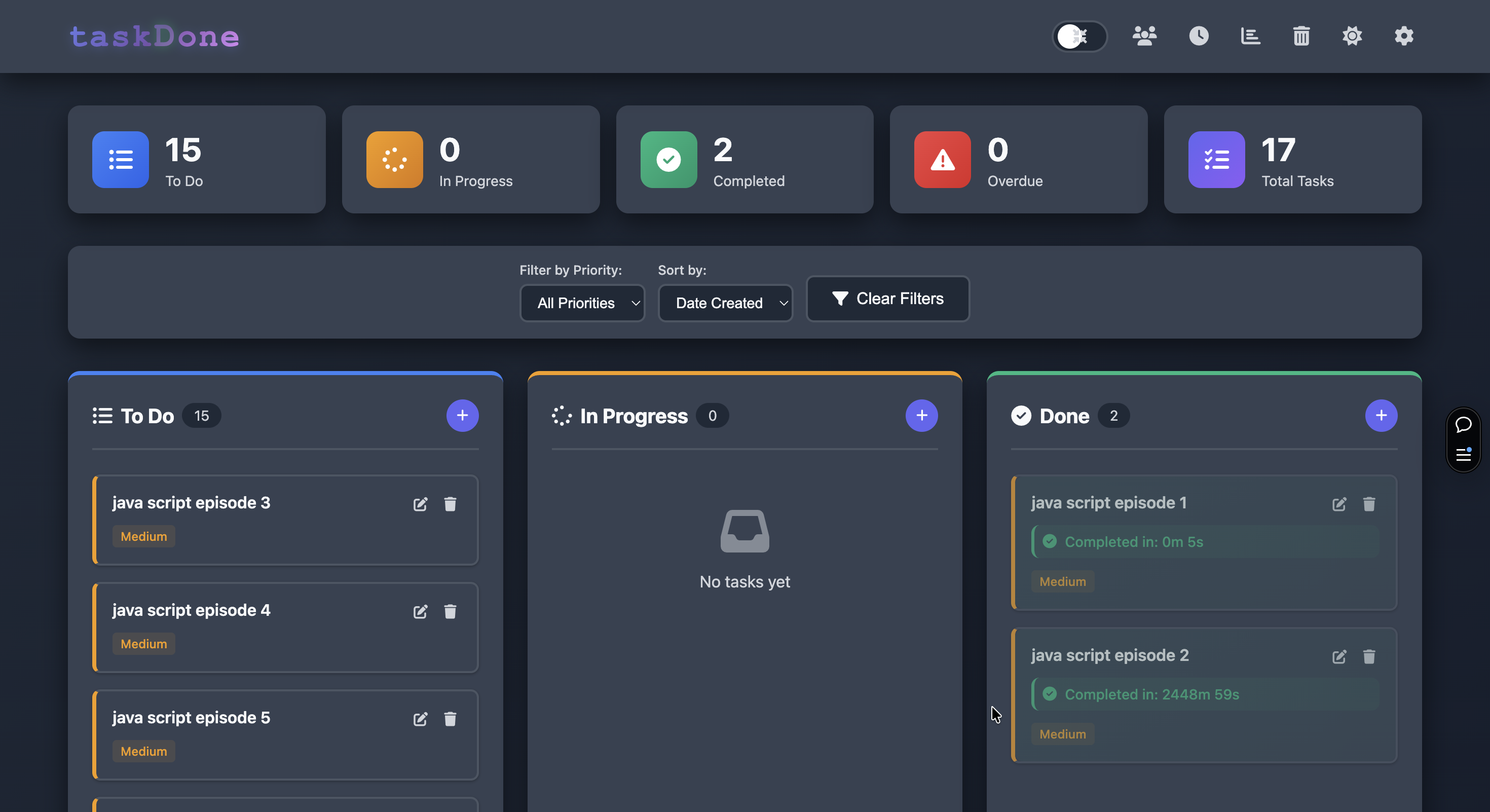 Task Management App Thumbnail